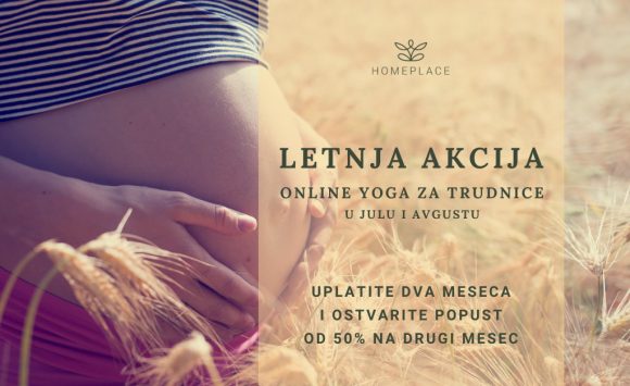 Online yoga za trudnice – letnja akcija u julu i avgustu!