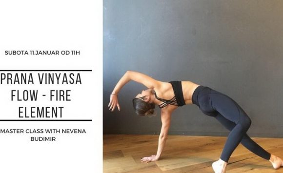 Prana Vinyasa Flow – Fire Element: master class sa Nevenom Budimir