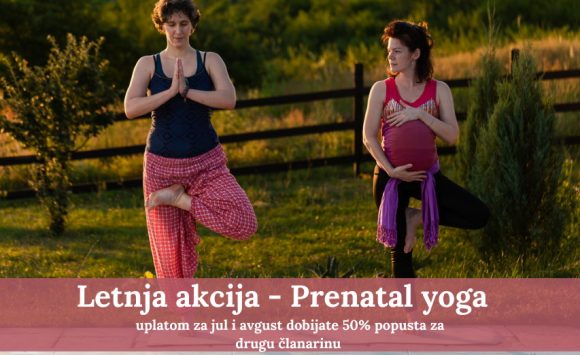 Online yoga za trudnice – letnja akcija u julu i avgustu!
