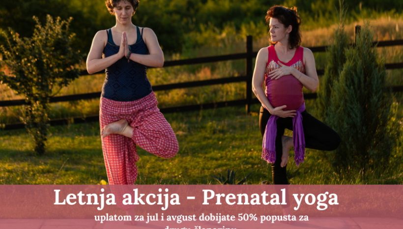 Online yoga za trudnice – letnja akcija u julu i avgustu!