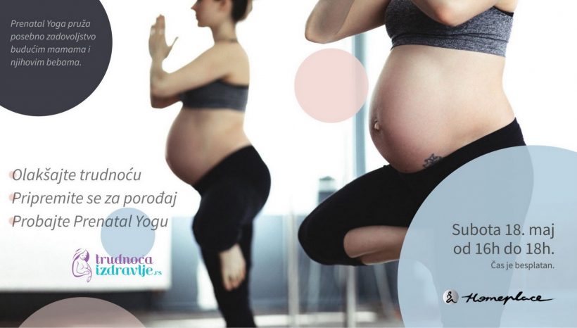 Prenatal Yoga – promotivni čas u maju